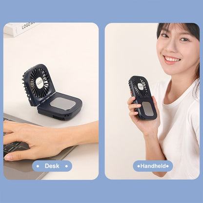 USB Charging Folding Outdoor Handheld Mini Cold Compress Fan Desktop Cooling Fan