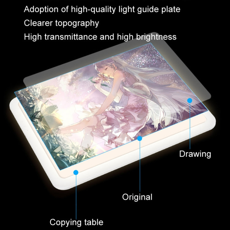 Rechargeable Copy Desk Copying Board Practice Painting LED Writing Desk, A4-D50, A3-D50