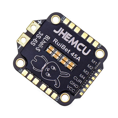 4 In 1 Brushless ESC 3-6S 30.5X30.5 M4 BLHELI_S Dshot600 ESC for RC FPV, JHEMCU RuiBet  45A, JHEMCU RuiBet  55A