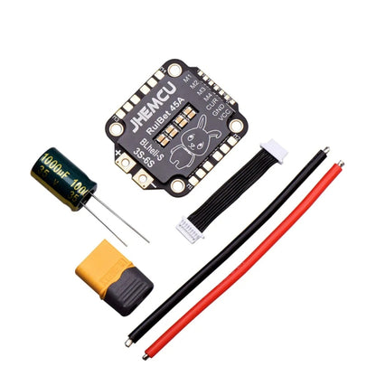 4 In 1 Brushless ESC 3-6S 30.5X30.5 M4 BLHELI_S Dshot600 ESC for RC FPV, JHEMCU RuiBet  45A, JHEMCU RuiBet  55A