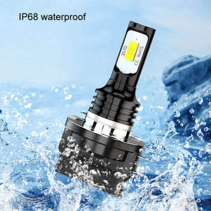 2pcs H11B 3570 2LED 80W Car Headlight Bulbs High Bright Fog Lights, H11B (White), H11B (Yellow), H11B (Ice Blue)