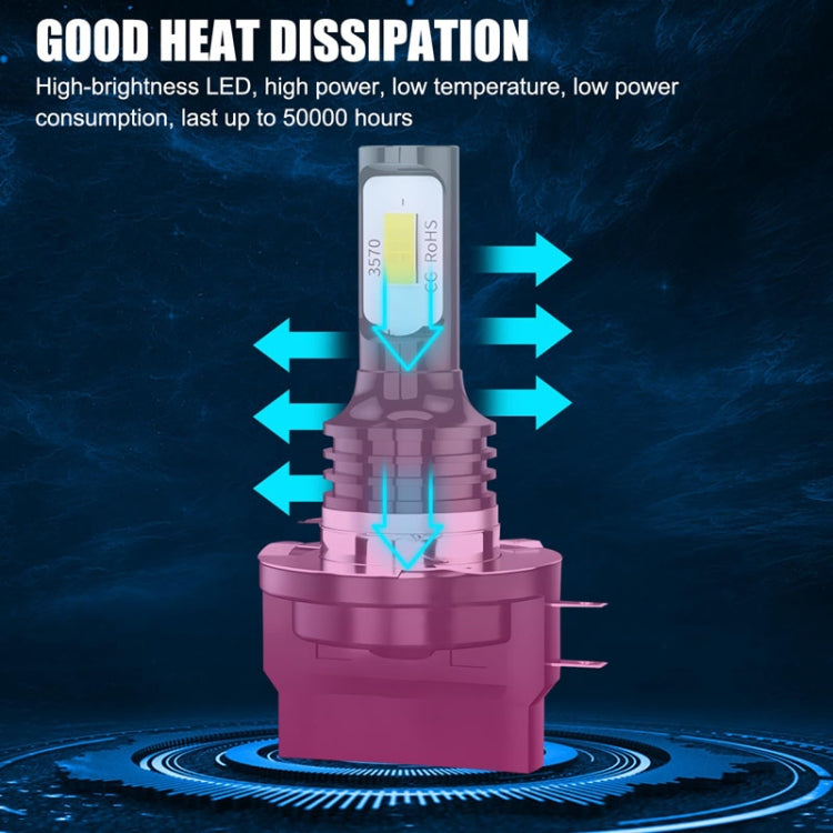 2pcs H11B 3570 2LED 80W Car Headlight Bulbs High Bright Fog Lights, H11B (White), H11B (Yellow), H11B (Ice Blue)