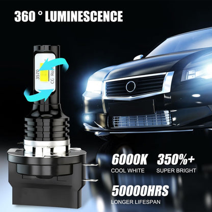 2pcs H11B 3570 2LED 80W Car Headlight Bulbs High Bright Fog Lights, H11B (White), H11B (Yellow), H11B (Ice Blue)