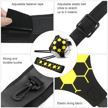 Soccer Kick Trainer Solo Football Training Aid with Adjustable Belt Training Juggle Band