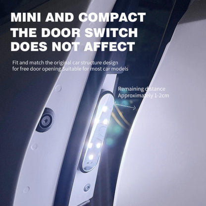 Car Universal Wiring Free Warning Lights Night Anti-Collision And Anti-Tailgating Lamp