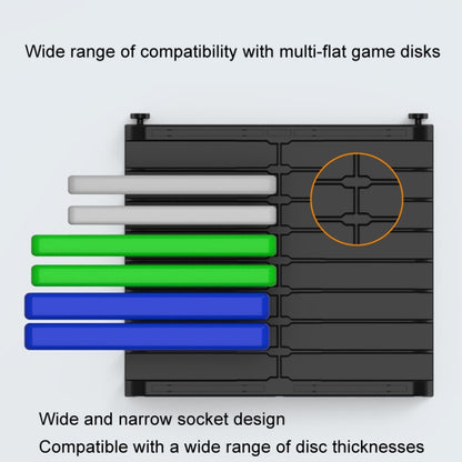 Game Disk Storage Stand Desktop Large Capacity CD Case, 16 sheets