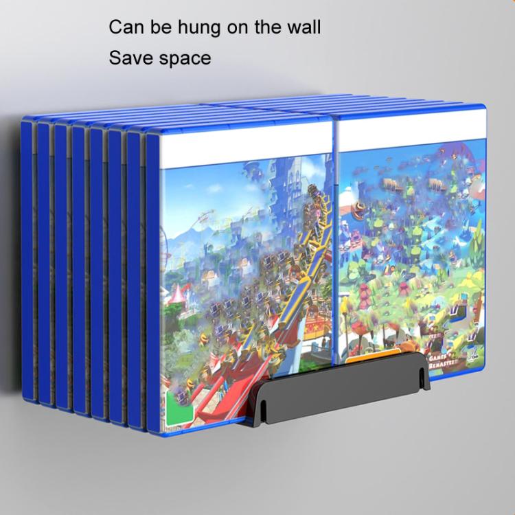 Game Disk Storage Stand Desktop Large Capacity CD Case, 16 sheets