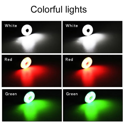 2pcs 23mm Motorcycle Eagle Eye Light Reverse Rearview Mirror Spotlight