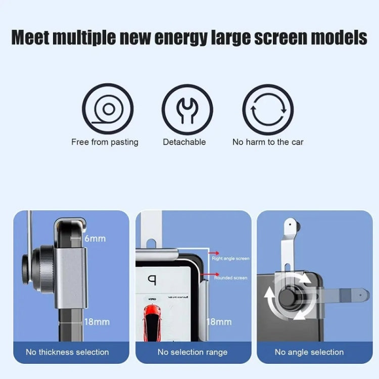 Car Screen Phone Holder Base For Tesla Model 3 And Other Models, Base + Magnetic Stand