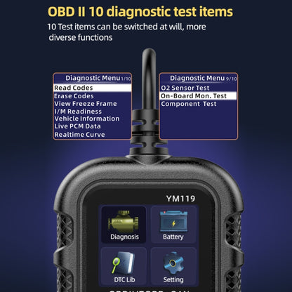 Car Engine Fault Error Code Detection Battery Detector, YM119
