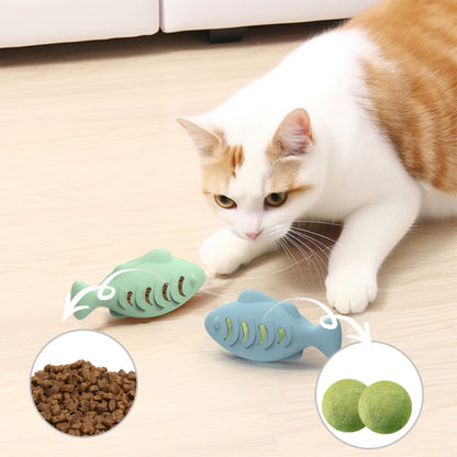 Fish Shape Silicone Cat Toy