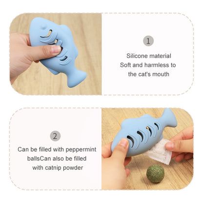 Fish Shape Silicone Cat Toy