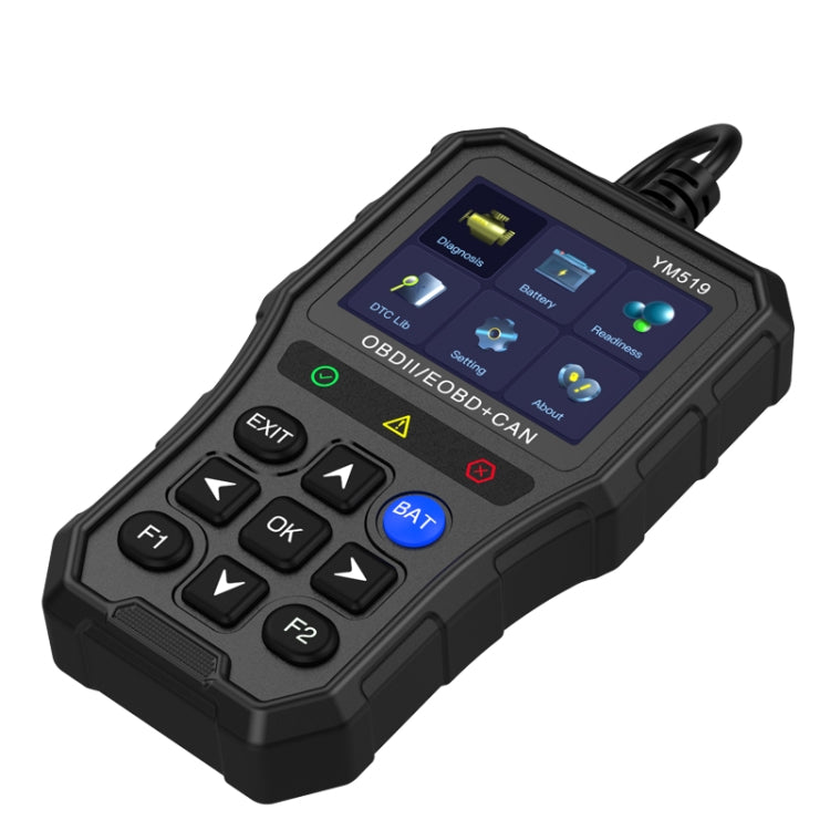 OBD Car Engine Battery Clear Fault Code Detector, YM519