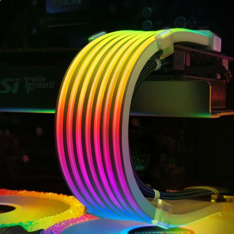 AOSOR AL300 Computer Glow Line ARGB Neon Cable Motherboard Chassis Light Strip Light Board Decoration, AL300