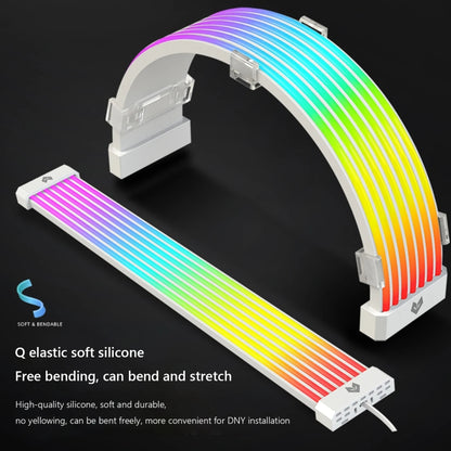 AOSOR AL300 Computer Glow Line ARGB Neon Cable Motherboard Chassis Light Strip Light Board Decoration, AL300