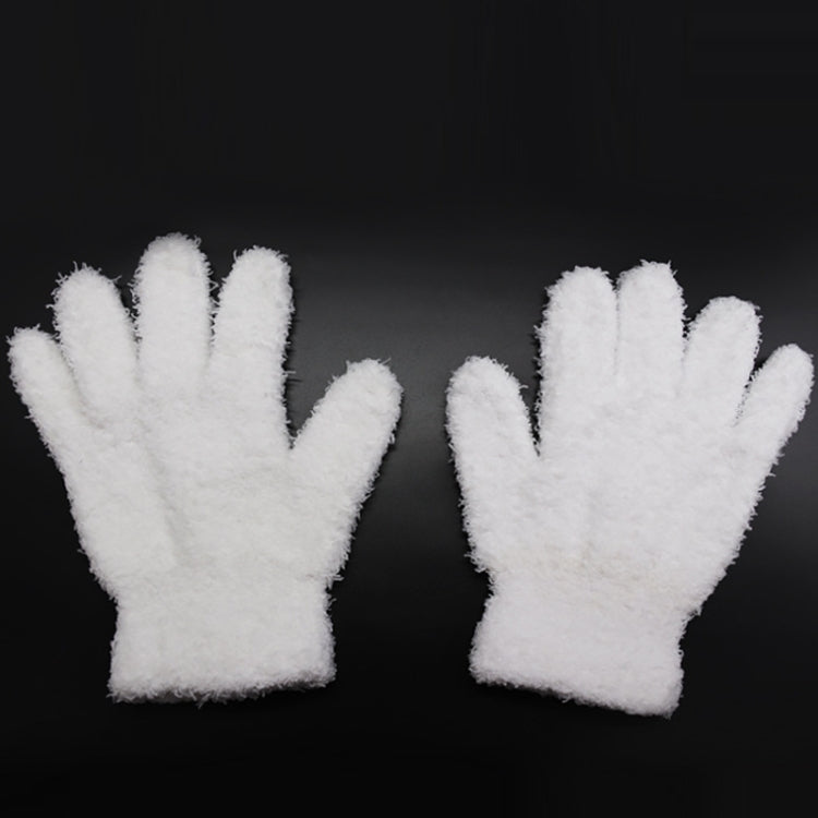 Thickened Hanging Porcelain Pulp Tray Walnut Coral Velvet Gloves, White Regular, White Thickened, Gray Regular, Gray Thickened