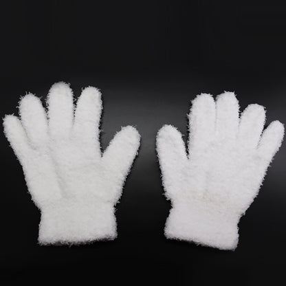 Thickened Hanging Porcelain Pulp Tray Walnut Coral Velvet Gloves, White Regular, White Thickened, Gray Regular, Gray Thickened