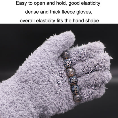 Thickened Hanging Porcelain Pulp Tray Walnut Coral Velvet Gloves, White Regular, White Thickened, Gray Regular, Gray Thickened