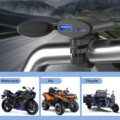 Fast Charging Dual-USB QC3.0 Motorcycle Cell Phone Charger