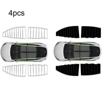 Car Side Window Privacy Sun Protection Curtain, For Tesla Model Y 4pcs White, For Tesla Model Y 4pcs Black, For Tesla Model 3 4pcs White, For Tesla Model 3 4pcs Black