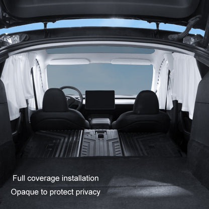 Car Side Window Privacy Sun Protection Curtain, For Tesla Model Y 4pcs White, For Tesla Model Y 4pcs Black, For Tesla Model 3 4pcs White, For Tesla Model 3 4pcs Black