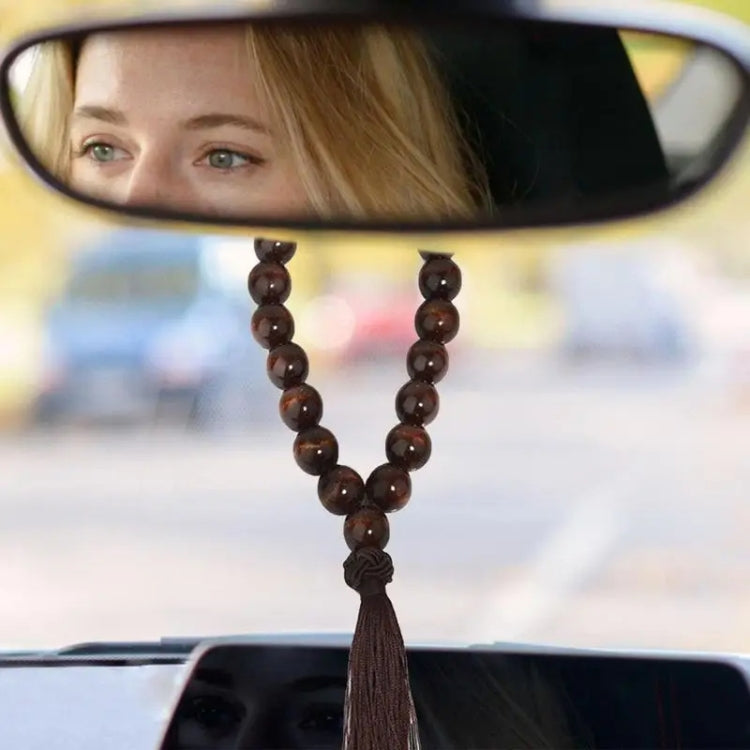 Car Gear Prayer For Blessing And Safety Buddha Beads Car Decorative Ornaments