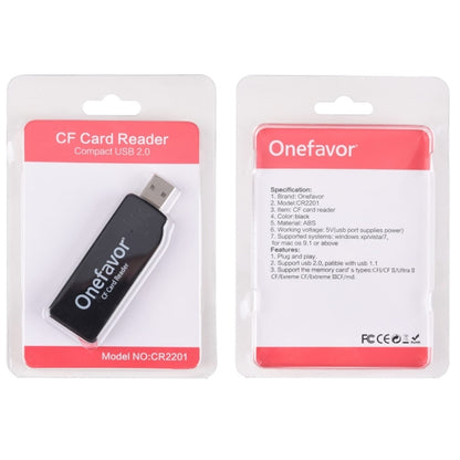 Onefavor USB2.0 High Speed Read And Write CF Card Reader, CF Card Reader