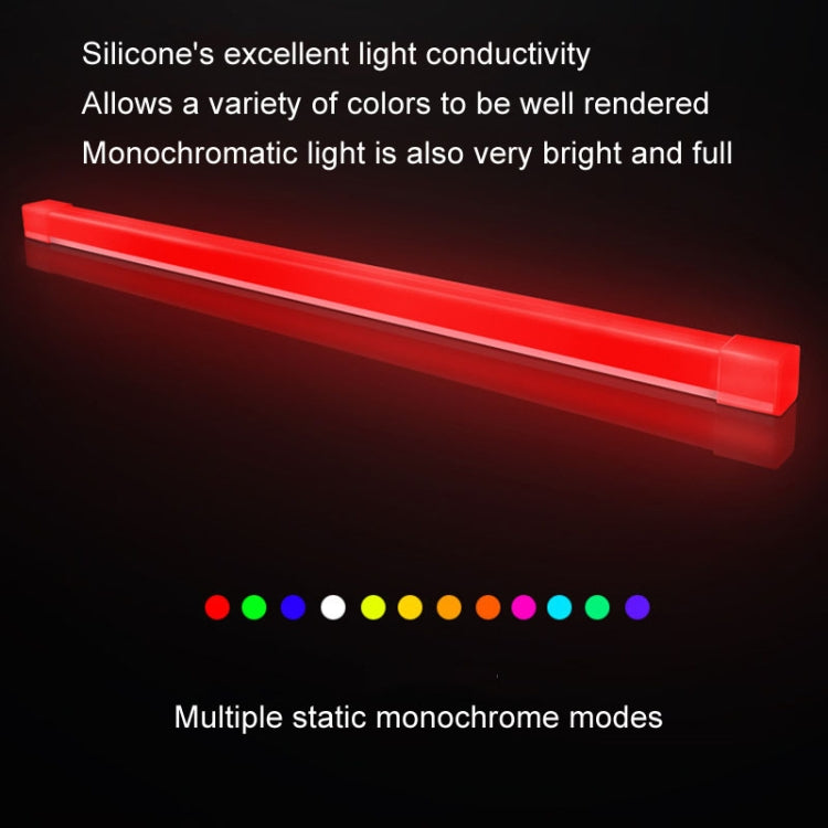 Panoramic Glow ARGB Light Bar Desktop Computer Case Interior Decorative Ambient Light, F300 Square