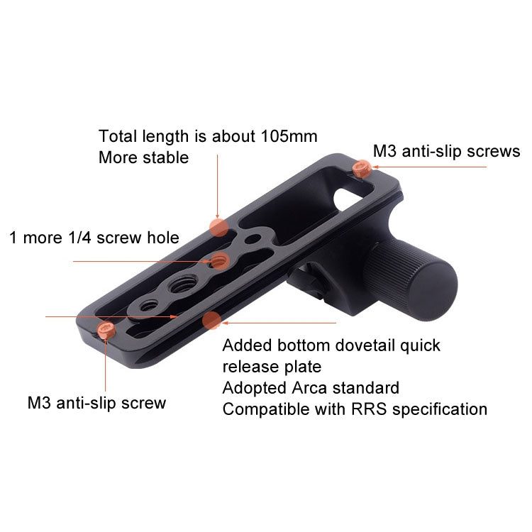 FITTEST SN-260 For Sony FE200-600 F5.6-6.3 G OSS Lens Tripod Ring Replacement Foot, Lens Replacement Foot