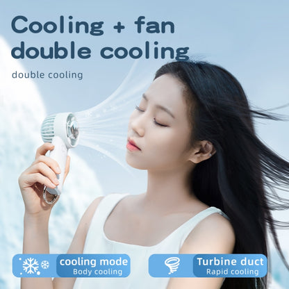 Outdoor Handheld Ice Air Conditioning Fan Astronaut Night Light Semiconductor Cooling Fan