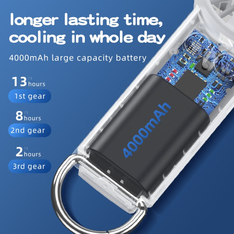 Outdoor Handheld Ice Air Conditioning Fan Astronaut Night Light Semiconductor Cooling Fan