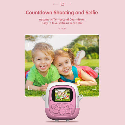 A19B 2.0-Inch 720P HD Reversible Camera Cartoon Children Mini Digital Printing Camera