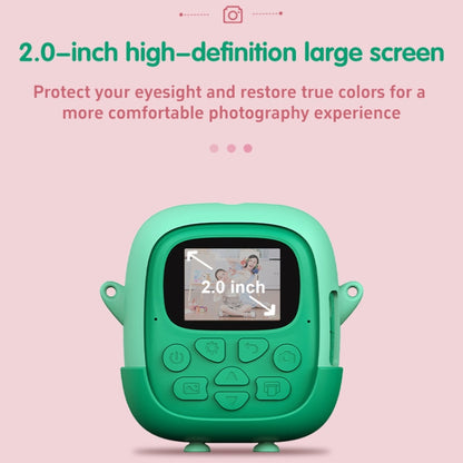 A19B 2.0-Inch 720P HD Reversible Camera Cartoon Children Mini Digital Printing Camera