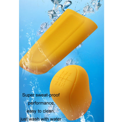 Automotive Silicone Manual Automatic Shift Lever Protective Cover, Gear Shift Black, Gear Shift Gray, Gear Shift Red, Gear Shift Blue, Gear Shift Beige, Gear Shift Yellow, Handbrake Black, Handbrake Gray, Handbrake Red, Handbrake Blue, Handbrake Beige
