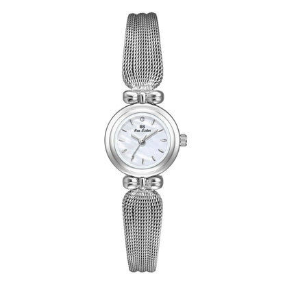 BS Bee Sister 22mm Retro Female Wrist Watch with Stainless Steel Mesh Butterfly Design Strap