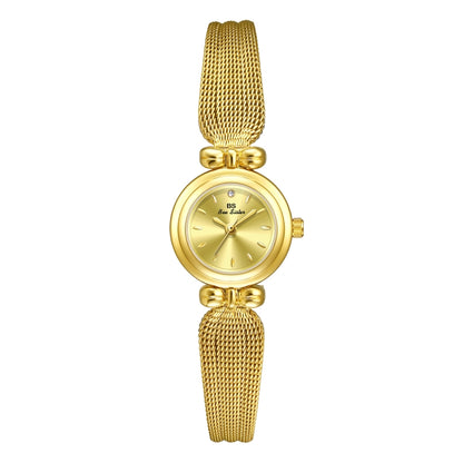 BS Bee Sister 22mm Retro Female Wrist Watch with Stainless Steel Mesh Butterfly Design Strap