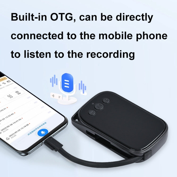 C20 HD Intelligent Noise Reduction Mini Recorder With OTG, 16GB, 32GB, 64GB