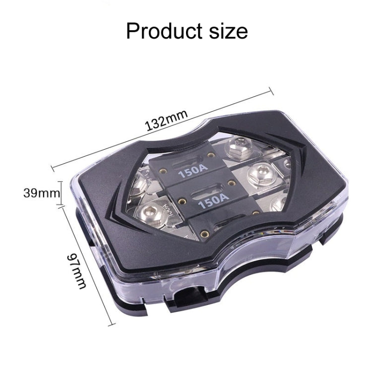 One To Three Car Audio Power Fuse Holder Fuse Junction Box, 3ANL3