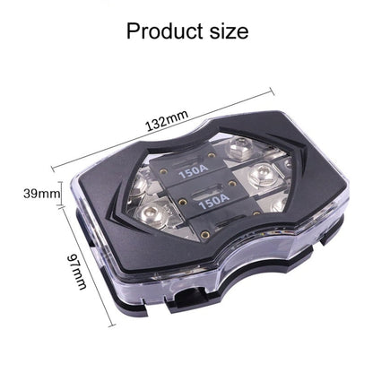 One To Three Car Audio Power Fuse Holder Fuse Junction Box, 3ANL3