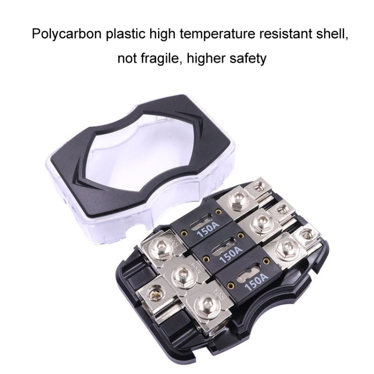 One To Three Car Audio Power Fuse Holder Fuse Junction Box, 3ANL3