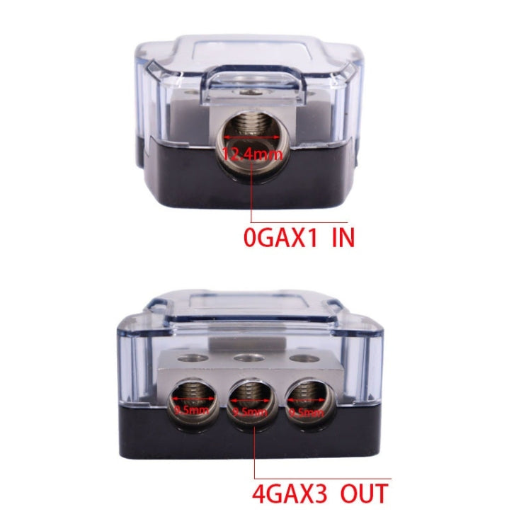 Car Audio Amplifier Modification Fuse Ground Box Hub, 1 To 2, 1 To 3, 1 To 4