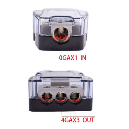 Car Audio Amplifier Modification Fuse Ground Box Hub, 1 To 2, 1 To 3, 1 To 4