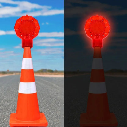 Traffic Warning Plum Blossom Light Handheld Construction Roadblock Light