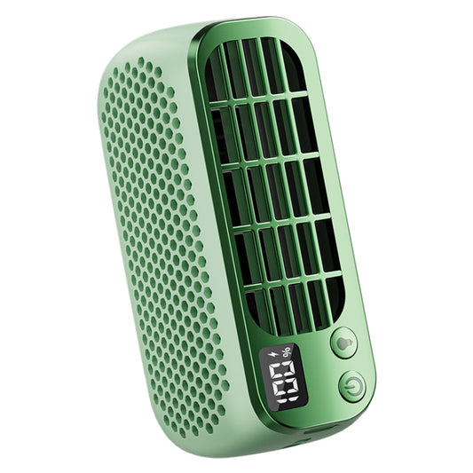 USB Charging Digital Display Portable Bladeless Outdoor Mini Night Light Fan