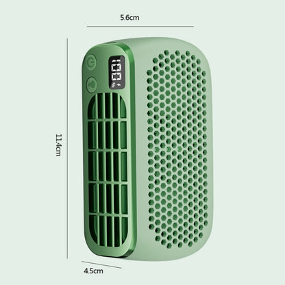 USB Charging Digital Display Portable Bladeless Outdoor Mini Night Light Fan