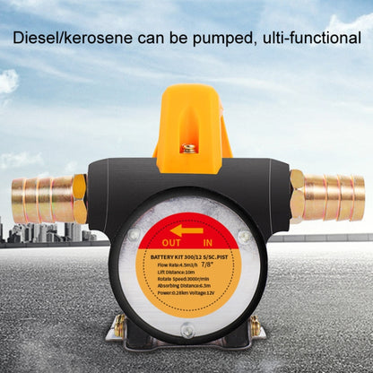 Small Portable Diesel Electric Self-Priming Oil Pump, 12v Single Turn, 12v Single Turn + 4m Tube, 12v Forward And Reverse, 12v Forward And Reverse + 4m Tube, High Power 12v Forward And Reverse, High Power 12v Forward And Reverse + 6m Tube