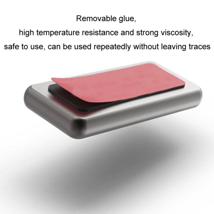 Car Metal Wood Aromatherapy Magnetic Luminous Car Moving Number Plate