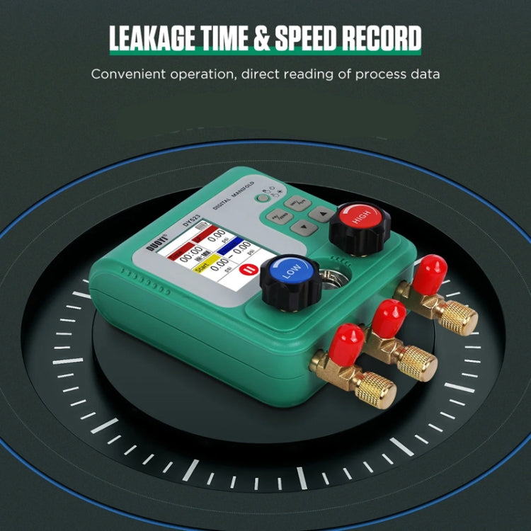 DUOYI DY523 Automotive Vacuum Pressure Gauge Liquid Charge Fluorine Repair Electronic Refrigerant Meter, 2pcs / Set, 11pcs / Set