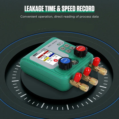 DUOYI DY523 Automotive Vacuum Pressure Gauge Liquid Charge Fluorine Repair Electronic Refrigerant Meter, 2pcs / Set, 11pcs / Set