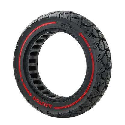 AIMITE 10 inch 45mm Slot Scooter Universal Anti-Blast Anti-skid Shock Absorption Off-road Tire, Red Line